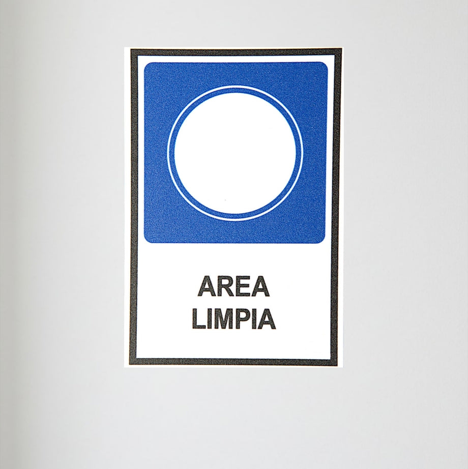 Señaléticas Área Limpia