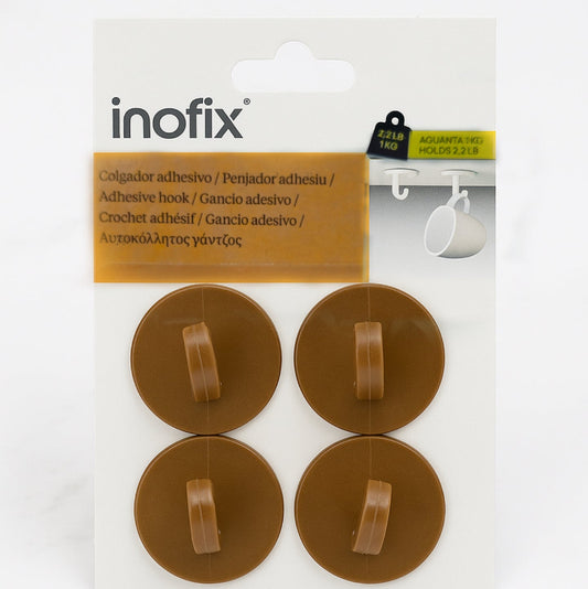 Set de 4 colgadores adhesivos Inofix