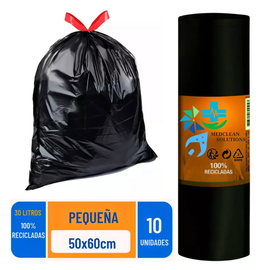 Bolsas para Basura Cordon Asa Pequeña y grande