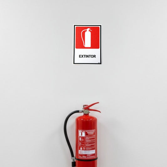 Señalética Seguridad Extintor